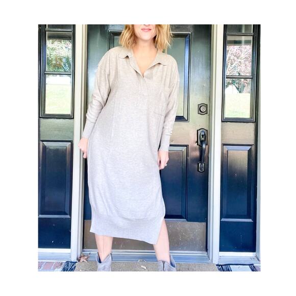 Midi Sweater Dress - Picture 2 of 3